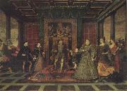 Lucas de Heere The Tudor Sussceesion oil on canvas
